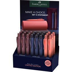 Faber-Castell Poly Ball Urban XB-kék írásszín bordó golyóstoll