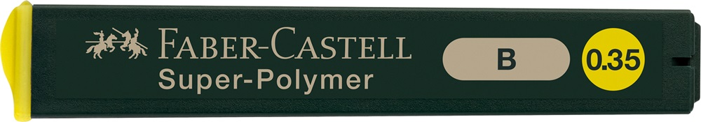 Faber-Castell Super-Polymer 0,35 mm B 12 db nyomósirón betét
