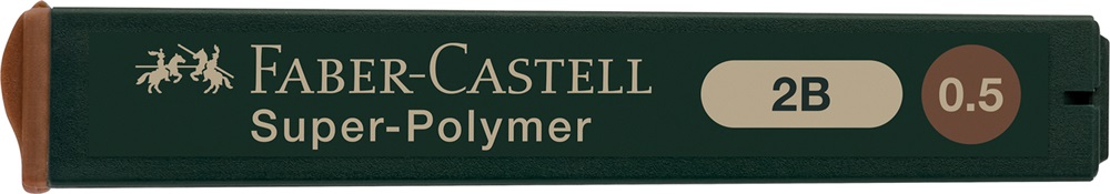 Faber-Castell Super-Polymer 0,5 mm 2B 12 db nyomósirón betét