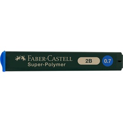 Faber-Castell Super-Polymer 0,7 mm 2B 12 db nyomósirón betét