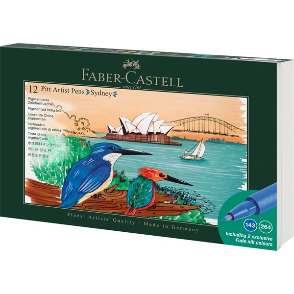 Faber-Castell Sydney 12 db-os művészfilctoll készlet