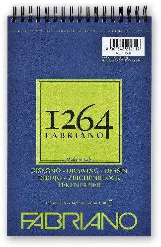Fabriano 1264 Drawing 180g A5 30lapos spirálkötött rajztömb