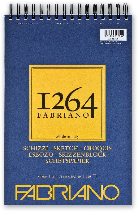 Fabriano 1264 Sketch 90g A4 120lapos spirálkötött rajz- és vázlattömb