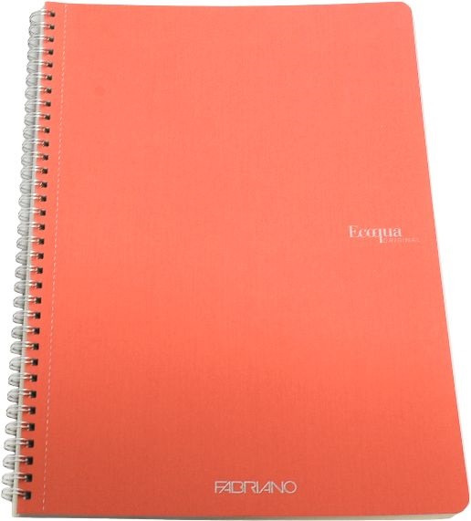 Fabriano Ecoqua A4 70lapos korall kockás spirálfüzet