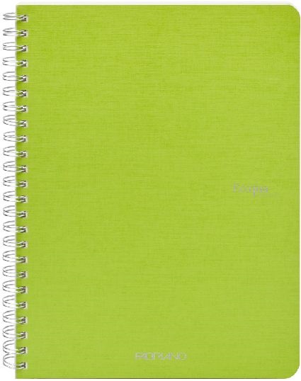 Fabriano Ecoqua A5 70lapos világoszöld sima spirálfüzet