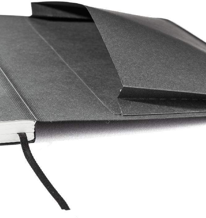 Fabriano Ecoqua Plus A5 80 lapos fekete vonalas notesz