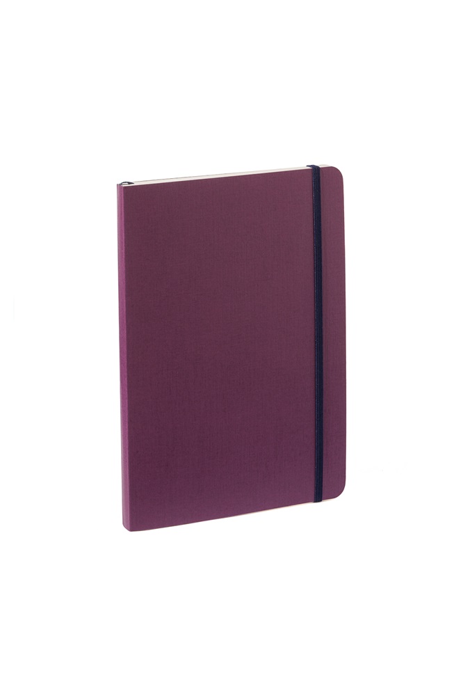Fabriano Ecoqua Plus A5 80 lapos lila vonalas notesz