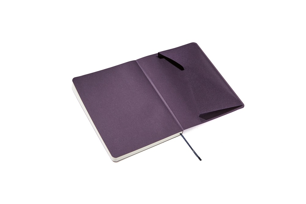 Fabriano Ecoqua Plus A5 80 lapos lila vonalas notesz