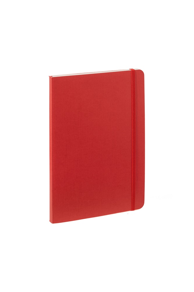 Fabriano Ecoqua Plus A5 80 lapos piros vonalas notesz