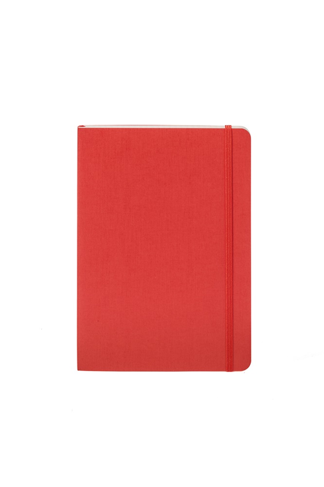 Fabriano Ecoqua Plus A5 80 lapos piros vonalas notesz