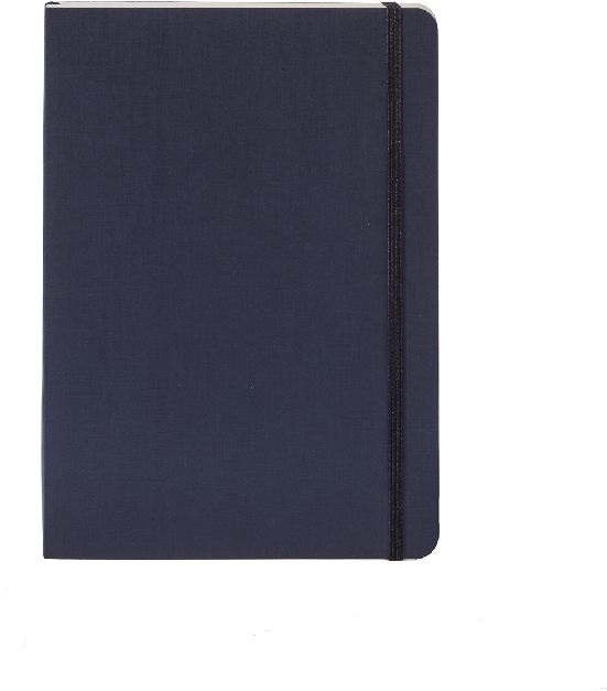 Fabriano Ecoqua Plus A5 80 lapos sötétkék vonalas notesz