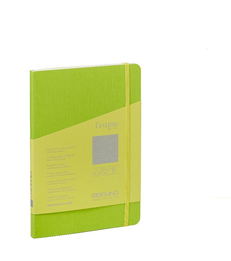 Fabriano Ecoqua Plus A5 80 lapos világoszöld pontozott notesz