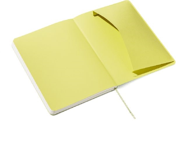 Fabriano Ecoqua Plus A5 80 lapos világoszöld vonalas notesz