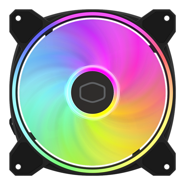 Fan Cooler Master - Case Fan - 14cm - MasterFan MF140 Halo2 - Fekete - MFL-B4DN-16NP2-R2