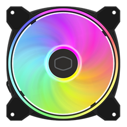 Fan Cooler Master - Case Fan - 14cm - MasterFan MF140 Halo2 - Fekete - MFL-B4DN-16NP2-R2