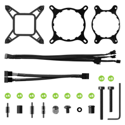 Fan EVGA - CLC 240 mm All-In-One RGB LED CPU Vízhűtés/univerzális - 400-HY-CX24-V1