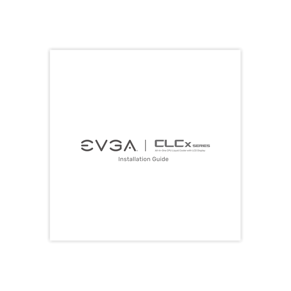 Fan EVGA - CLC 240 mm All-In-One RGB LED CPU Vízhűtés/univerzális - 400-HY-CX24-V1