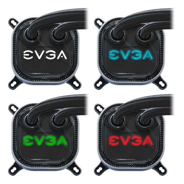 Fan EVGA - CLC 280 mm All-In-One RGB LED CPU Vízhűtés/univerzális - 400-HY-CL28-V1