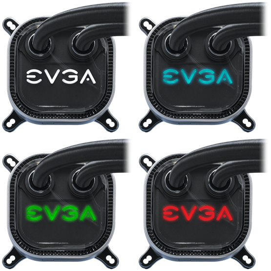 Fan EVGA - CLC 280 mm All-In-One RGB LED CPU Vízhűtés/univerzális - 400-HY-CL28-V1