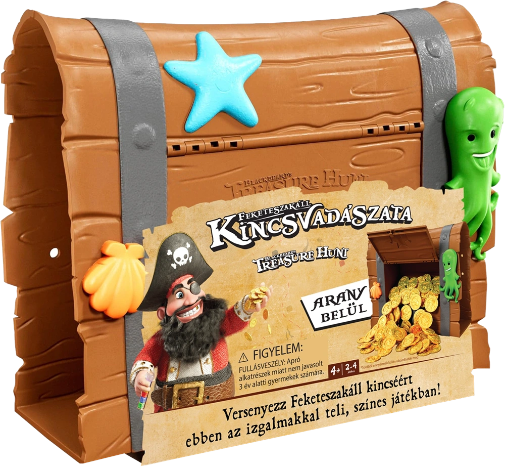 Feketeszakáll kincsvadászata társasjáték