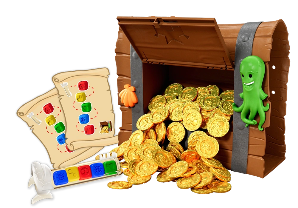 Feketeszakáll kincsvadászata társasjáték