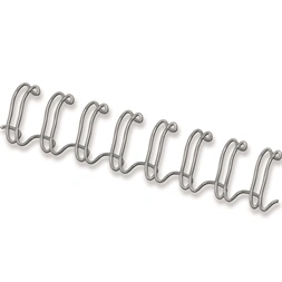 Fellowes 14 mm 100 db-os 101-120 lapos ezüst fém spirál