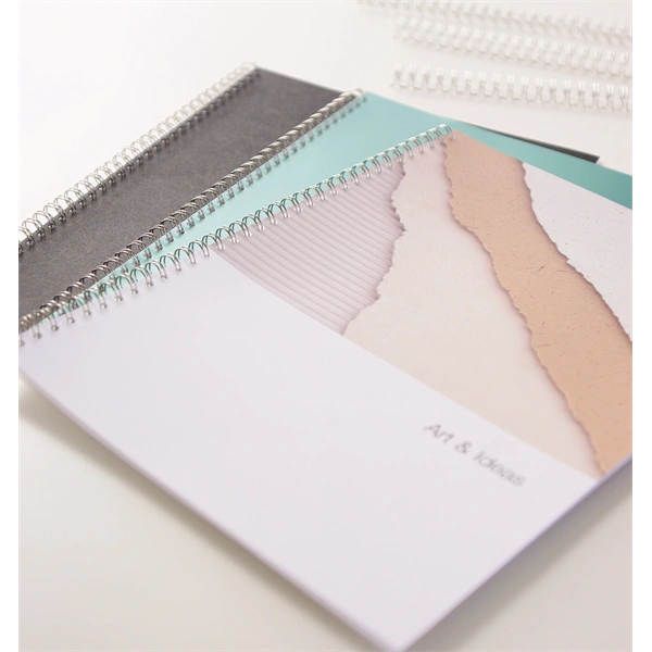 Fellowes 14 mm 100 db-os 101-120 lapos ezüst fém spirál