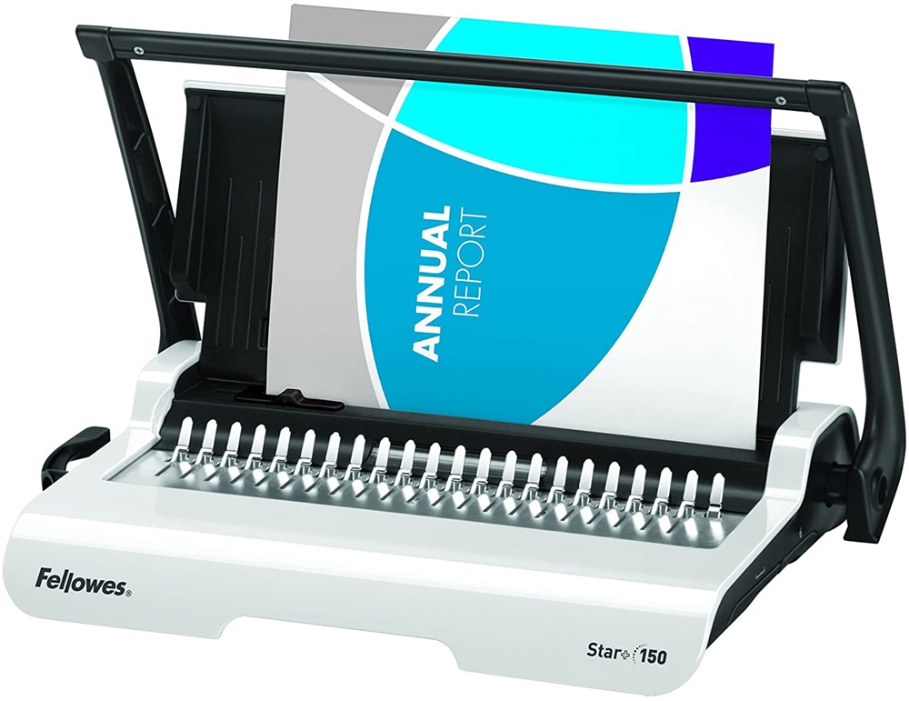 Fellowes 5627501 Star+ műanyag spirálkötéshez manuális 150 lapos spirálozógép