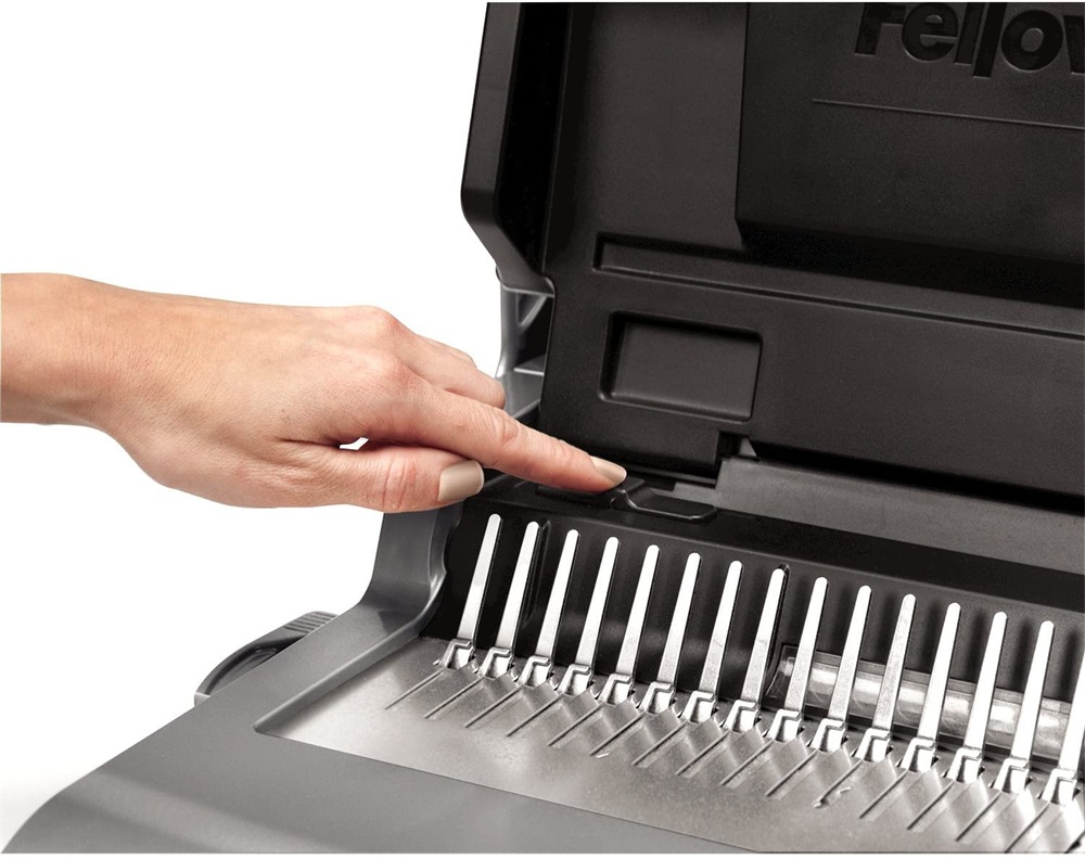 Fellowes 5627701 Quasar+ műanyag spirálkötéshez manuális 500 lapos spirálozógép