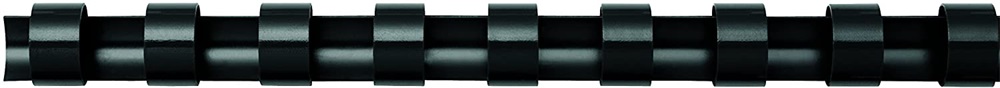 Apex 8mm 100db-os 21-40lapos fekete műanyag spirál