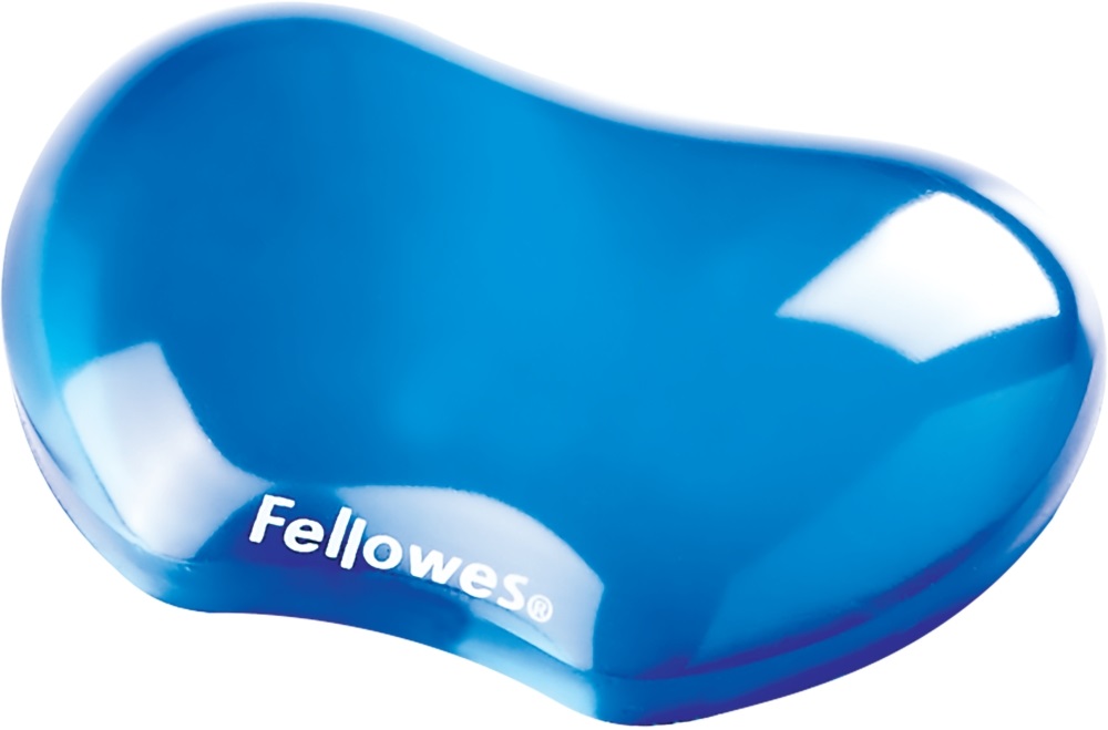 Fellowes Crystal Gel kék kék csuklótámasz