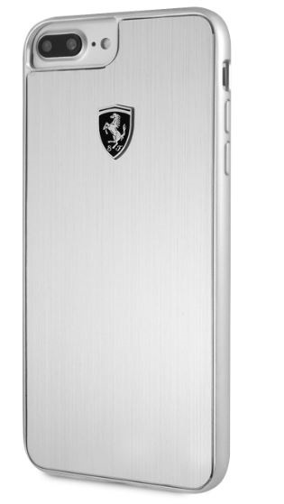 Ferrari Heritage iPhone 7 Plus ezüst kemény aluminium tok