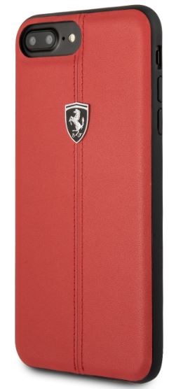 Ferrari Heritage iPhone 8 Plus piros kemény/csíkos tok