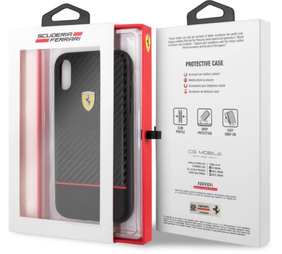 Ferrari On Track Racing Shield iPhone XR gumi hátlap