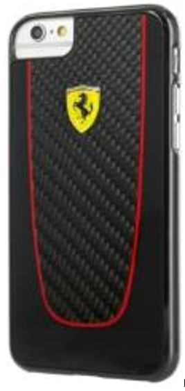 Ferrari SF Pit Stop iPhone 7 fekete valódi karbon hátlap