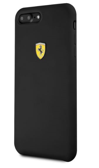 Ferrari SF iPhone 8 Plus fekete szilikon hátlap