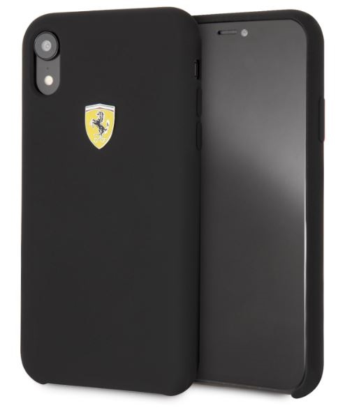 Ferrari SF iPhone XR fekete szilikon hátlap