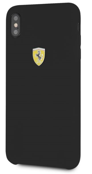 Ferrari SF iPhone XS MAX fekete szilikon hátlap