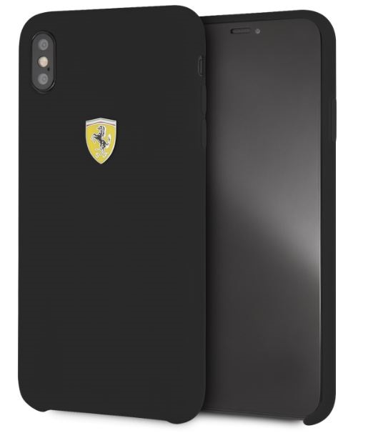 Ferrari SF iPhone XS MAX fekete szilikon hátlap
