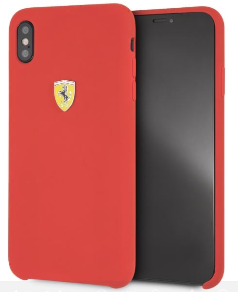 Ferrari SF iPhone XS MAX piros szilikon hátlap