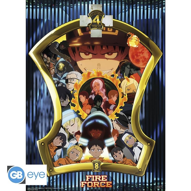 Fire Force "Special Fire Forces" 52x38 cm poszter