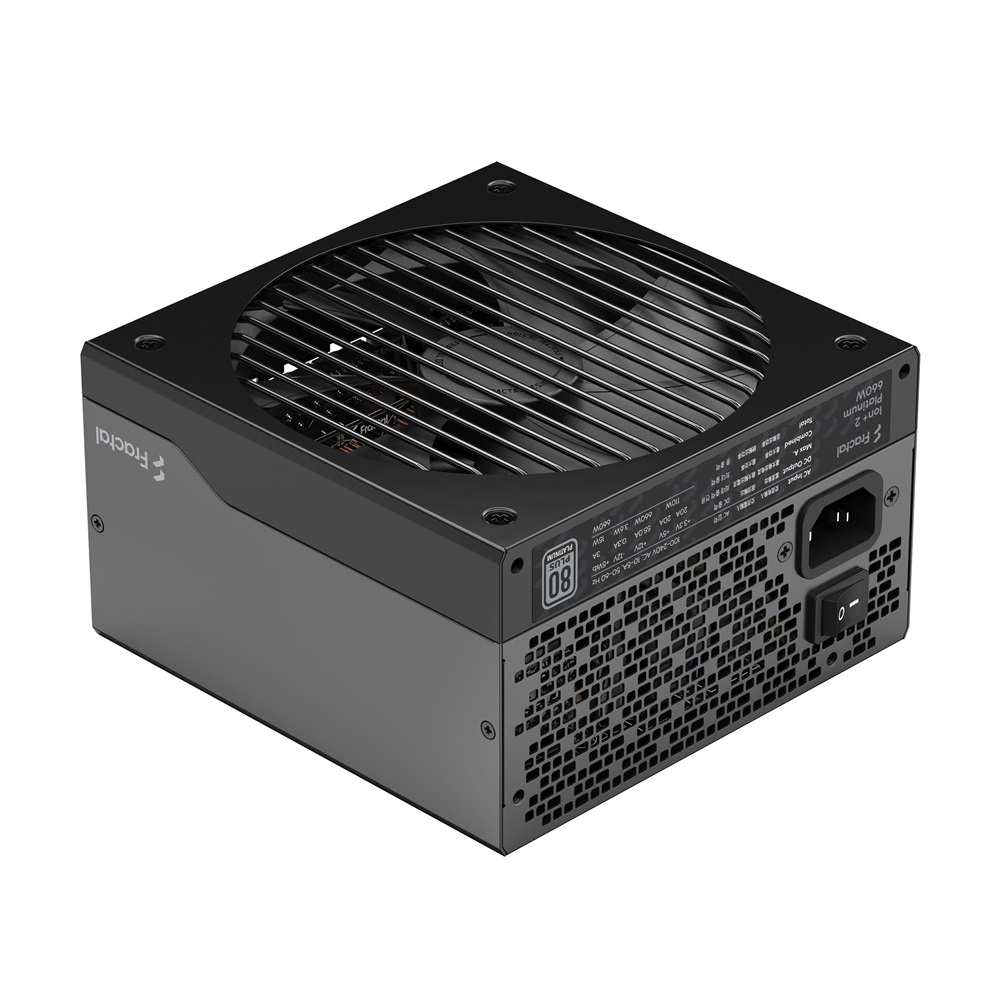 Fractal Design Ion+ 2 660W 80+ Platinum ventillátorral moduláris dobozos tápegység