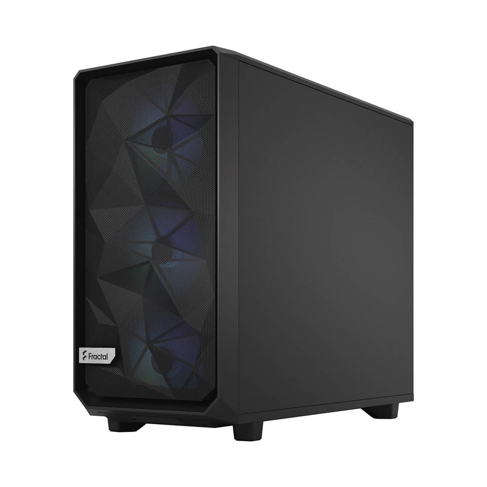 Fractal Design Meshify 2 RGB Fekete világos ablakos (Táp nélküli) E-ATX ház