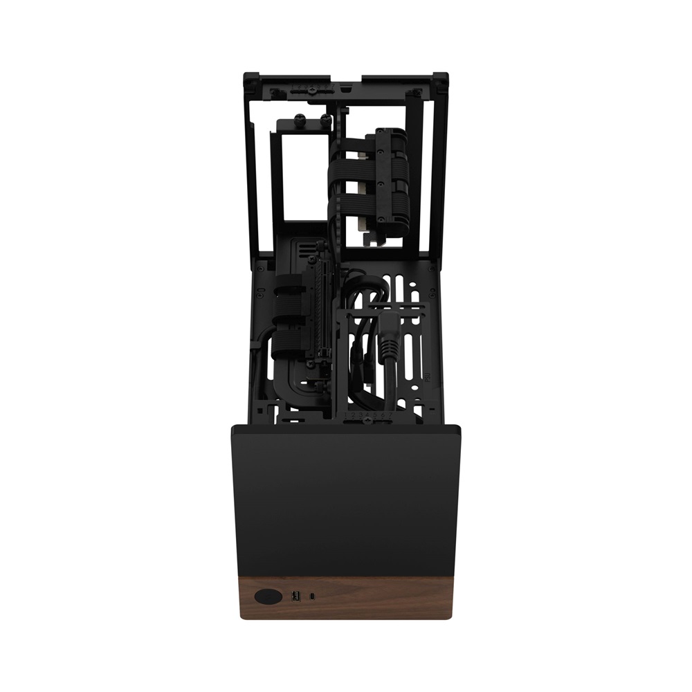 Fractal Design Terra fekete (táp nélküli) mini-ITX ház