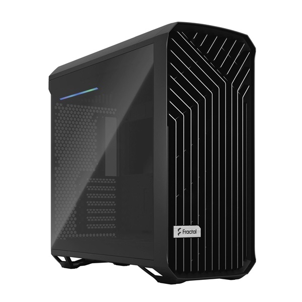 Fractal Design Torrent Fekete sötét ablakos (Táp nélküli) E-ATX ház (Használt - A)