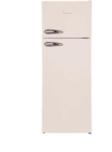 Fram FDD-VRL212BGF+ bézs, felülfagyasztós, Hűtő:171L, Fagyasztó:42L, Less. frost hűtőszekrény (Újszerű)