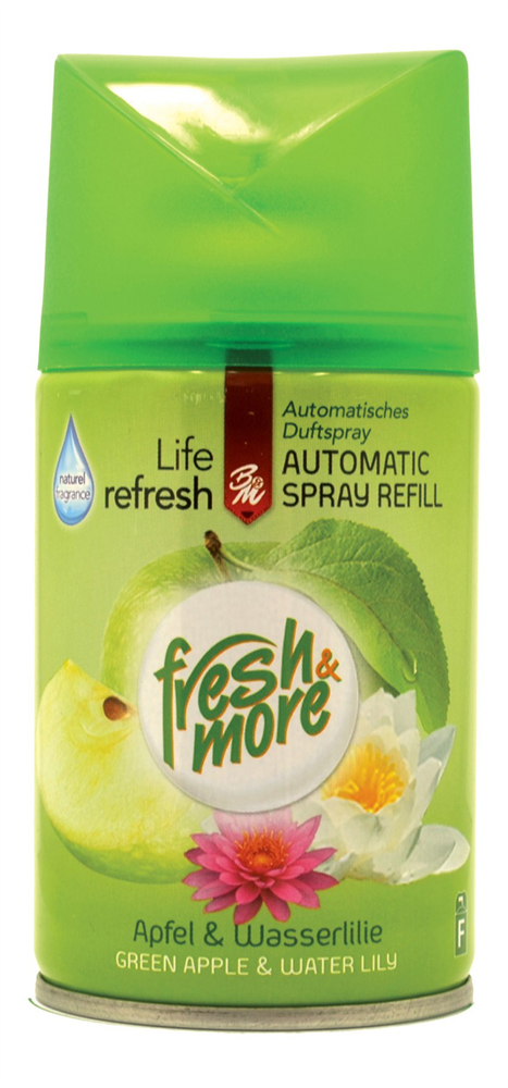 Fresh and More  Automatic 250ml alma és vizililiom légfrissítő utántöltő