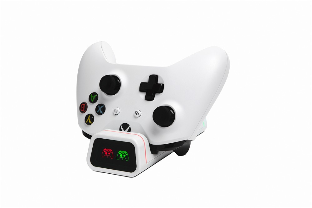 FroggieX FX-XB-C2-W Dual Charging Dock & Batteries Xbox One fehér töltőállomás + 2db akkumulátor