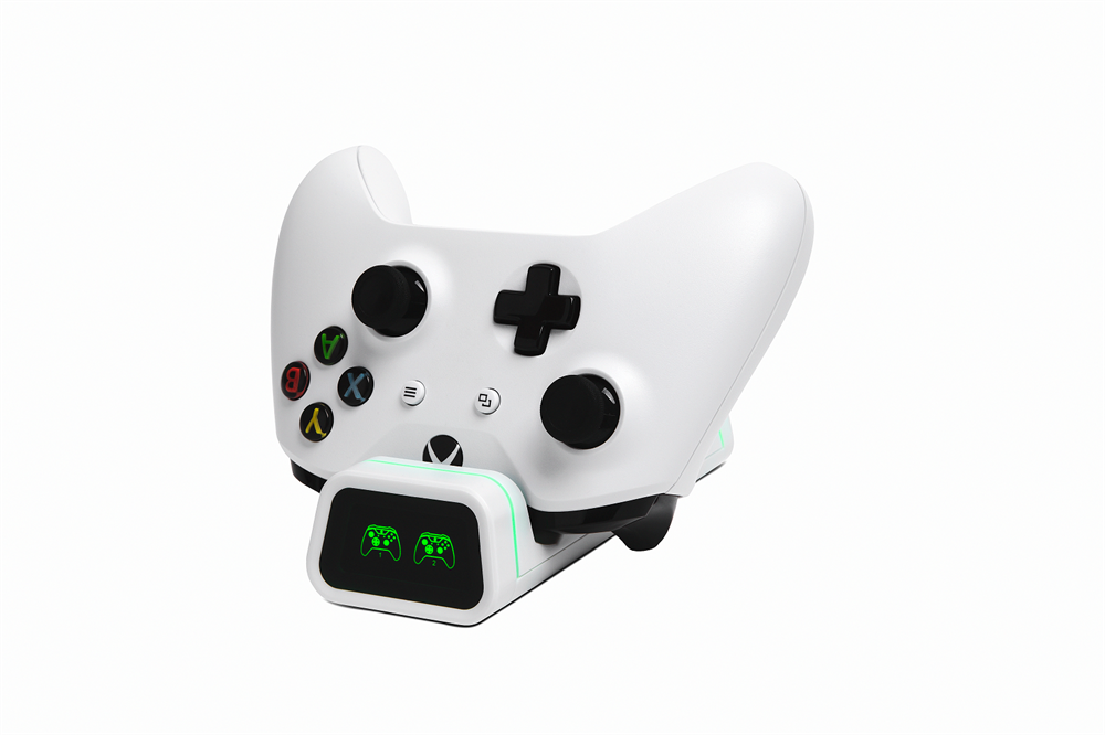 FroggieX FX-XB-C2-W Dual Charging Dock & Batteries Xbox One fehér töltőállomás + 2db akkumulátor