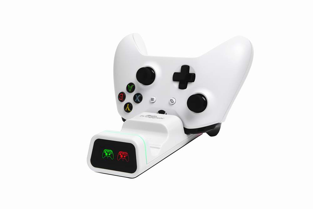 FroggieX FX-XB-C2-W Dual Charging Dock & Batteries Xbox One fehér töltőállomás + 2db akkumulátor